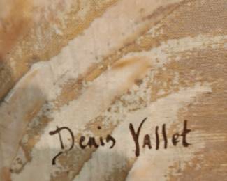 Signed artwork by Denis Vallet