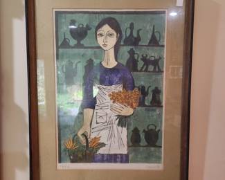 Vicenc Caralto lithograph, 1960s