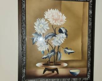 Pair oil paintings
