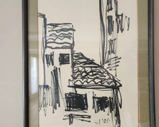 Set of 3 MCM artwork