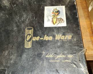 vintage Vue-lon Ware clown glasses