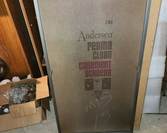 NEW rectangular screens by Andersen.  Used screens as well