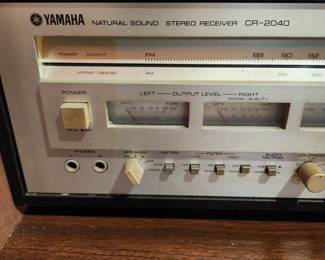 vintage stereo equipment by Yamaha, Harman Kardon, Kenwood & SAE (equalizer)
pair of incredible, MCD floor speakers by Magneplanar, model MG-1