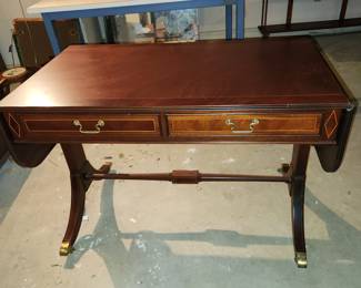 beautiful, drop-leaf partner's desk