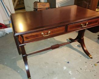beautiful, drop-leaf partner's desk