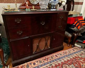 Zenith radio and record player.