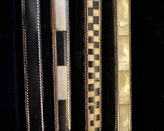 Unique square pens in box.