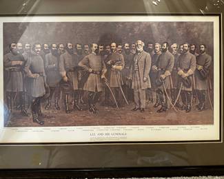 Picture of Lee and his generals.