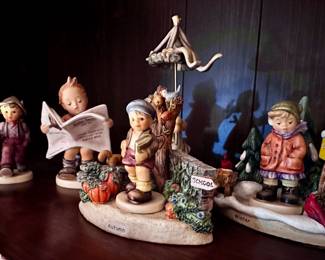 Lots of Goebel figurines.