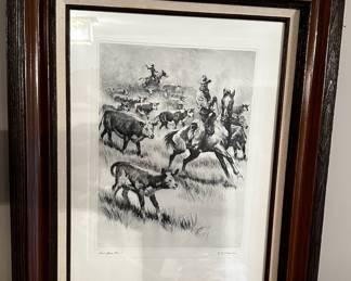 Sketch from American artist Reinhold H Palenske.