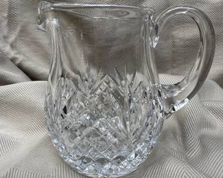 Galway crystal pitcher.