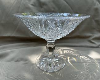 Waterford crystal compote.