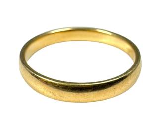 14kt Yellow Gold Plain Band 2 Grams