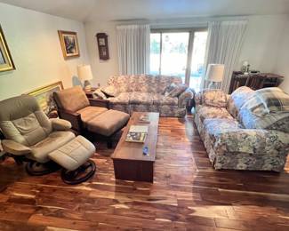 Couches, Chairs, Coffee table