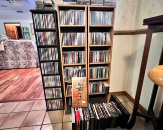 CD's, Cassette tapes