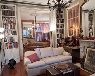 Living room to dining room view