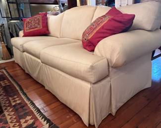 PAIR OF THESE MATCHING SOFAS approximately 7 feet long