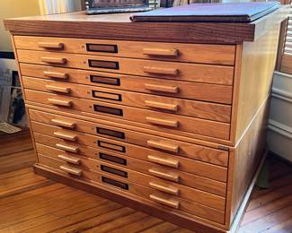 MAP CABINET 42 inches wide by 31 inches tall by 30 inches deep