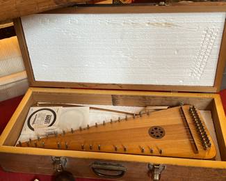 Bowed Psattery (current) not Antique. Instrument dates to Ireland 300 years ago. Bought at a fair 40 years ago.