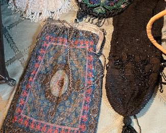 Early beaded handbags