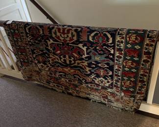 PERSIAN STYLE RUG Approx 6’ x 4’ (as is upstairs)