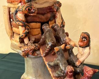 INTERESTING POTTERY PIECE