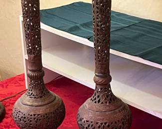 PAIR OF VINTAGE IRANIAN VASES