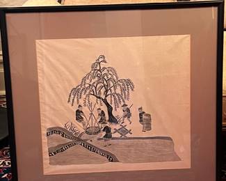 MEETING OF THE RIVERS CHINESE PRINT