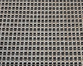 Area Rug Black and Tan 7'9" x 10