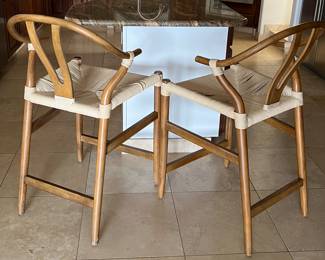 Living Spaces Barstools pair