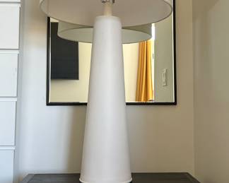 Anthony Table Lamps pair, Arched Mirrors pair