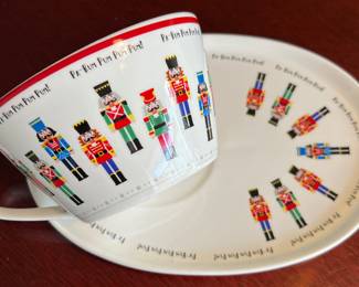 Grace Fine Porcelain Nutcracker Cup and Plate 
