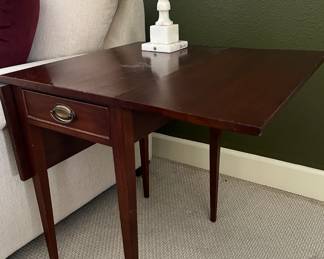 1965 Drop-leaf End Tables w Drawer  pair 
