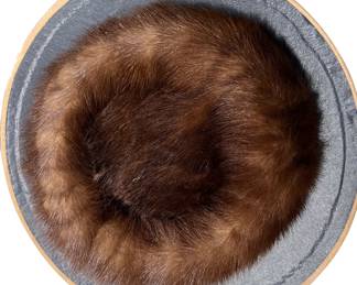 Vintage Franklin Simon Fur Hat Jackie O Style 
