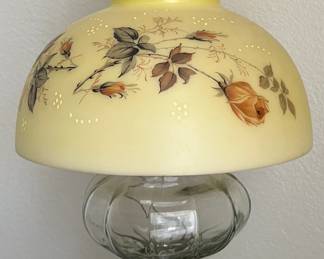 Vintage Lantern w Handpainted Shade (sold indiv)