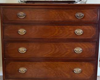 Antique Drexel Mahogany Dresser 4-Drawer 