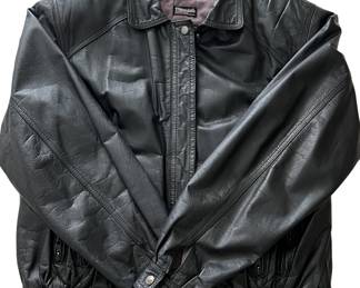 Leather Bermans Jacket L 