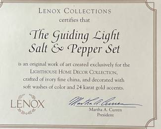 Lenox Guiding Light Salt & Pepper