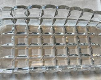 Thumbprint Block Pattern Tray