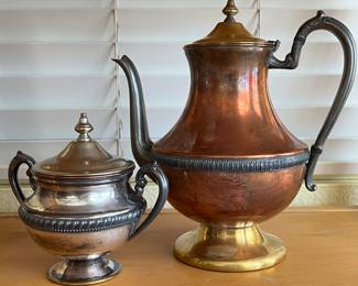 Copper Coffee Pot, Sugar