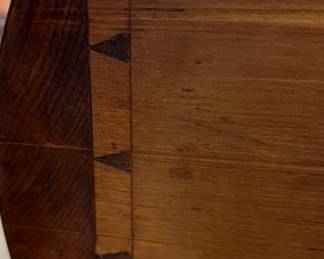 Antique Empire Style 5-DrawerDresser w Marble Top