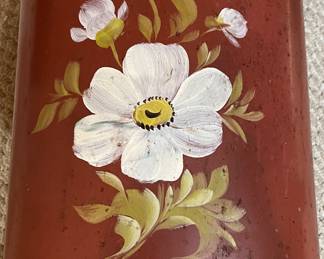 Handpainted Trashcan