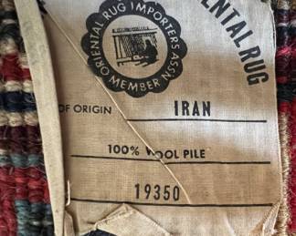 8'4" x 10'8" Hand Woven Oriental Rug Iran 