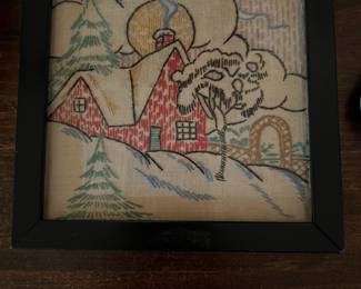 Small Vintage Framed Art