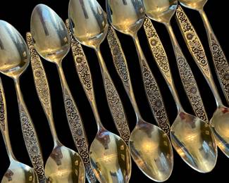 Vintage Jardinera Daisy Pattern Interpur Stainless Japan