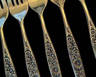 Vintage Jardinera Daisy Pattern Interpur Stainless Japan