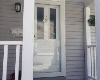 Entry door & newer storm door