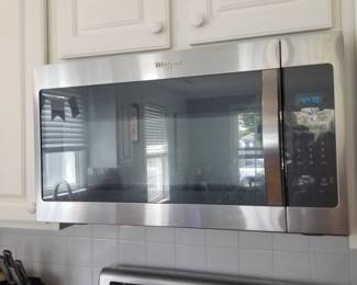 Whirlpool microwave oven mfg. April 2017