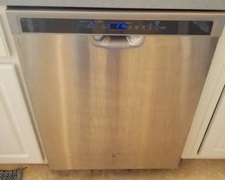 Whirlpool dishwasher with stainless steel interior