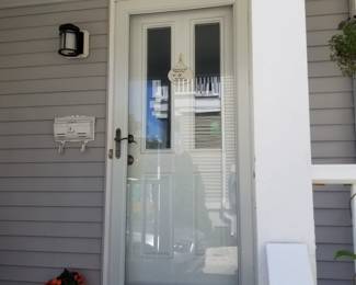Entry door & newer storm door